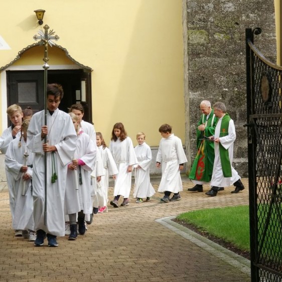 Dožínky ErntedankKirche Patzmannsdorf