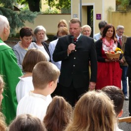 Dožínky ErntedankKirche Patzmannsdorf